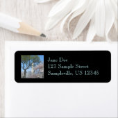 さくらんぼの花とワシントンのモニュメント ラベル (インサイチュ)