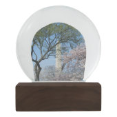 さくらんぼの花とワシントンの記念碑 スノーグローブ (裏面)