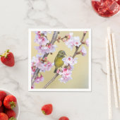 さくらんぼの花とワルブラー スタンダードカクテルナプキン (インサイチュ)