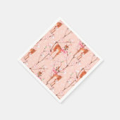 さくらんぼの花と子豚/2 スタンダードカクテルナプキン (角)