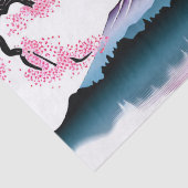 さくらんぼの花と山の切り離 薄葉紙 (詳細)