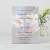 さくらんぼの花と結婚詩 招待状 (スタンド正面)