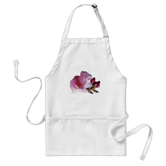 さくらんぼの花と芽 スタンダードエプロン (正面)