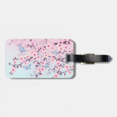 さくらんぼの花と蝶 ラゲッジタグ (裏面横)