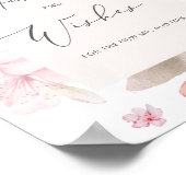 さくらんぼの花のアドバイスと新婚への願い ポスター (角)