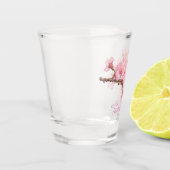 さくらんぼの花のショットグラス ショットグラス (左)