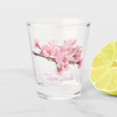 さくらんぼの花のショットグラス ショットグラス (正面)