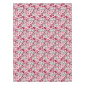 さくらんぼの花のテーブルクロスの花のバースト テーブルクロス (正面)