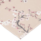 さくらんぼの花のテーブルクロスの花パターン(の模様が)あるびら テーブルクロス (アングル)