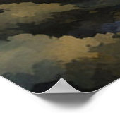 さくらんぼの花のポスタ日本のーフォレストウォーター色 ポスター (角)