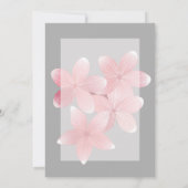 さくらんぼの花のリハーサルディナー 招待状 (裏面)