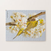 さくらんぼの花の中 ジグソーパズル (横)