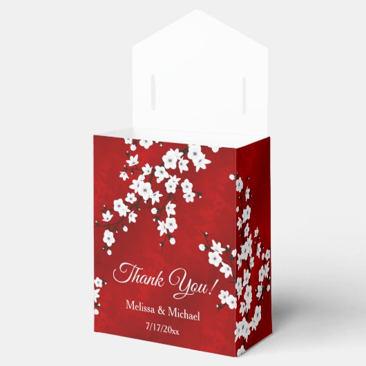 さくらんぼの花の二重の幸中国のせ結婚の フェイバーボックス (オープン)