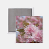 さくらんぼの花の信仰マグネット マグネット (正面/裏面)