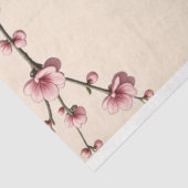 さくらんぼの花の木の切り離し孔雀 薄葉紙 (詳細)