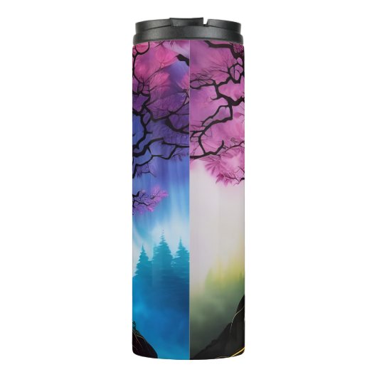 さくらんぼの花の木 タンブラー (裏面)