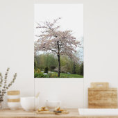 さくらんぼの花の木 ポスター (キッチン)