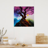 さくらんぼの花の木 ポスター (キッチン)