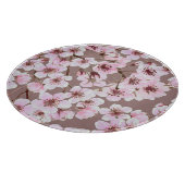 さくらんぼの花の枝の水の色パターン カッティングボード (角)