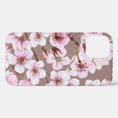 さくらんぼの花の枝の水の色パターン Case-Mate iPhoneケース (裏面 (横))