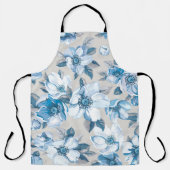 さくらんぼの花の水の色：シームレスなApple Tree Pat エプロン (正面)