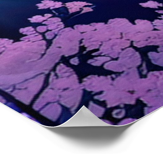 さくらんぼの花の湖 ポスター (角)