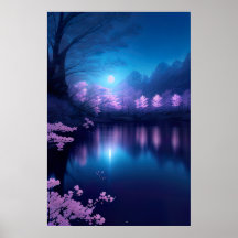 さくらんぼの花の湖