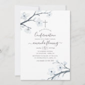 さくらんぼの花の確認 招待状 (正面)