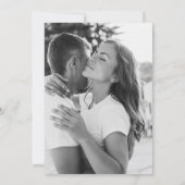 さくらんぼの花の結婚式の日付カードを保存 招待状 (裏面)