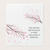 さくらんぼの花の花びらの末尾 (外部フラット)