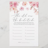 さくらんぼの花の花嫁は何歳だった (正面)