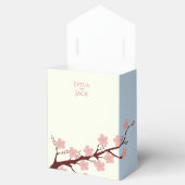 さくらんぼの花をテーマ結婚にした フェイバーボックス (オープン)