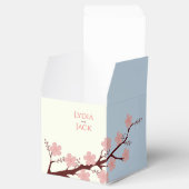 さくらんぼの花をテーマ結婚にした フェイバーボックス (オープン)