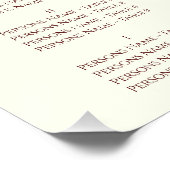 さくらんぼの花をテーマ結婚にした ポスター (コーナー)