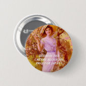 さくらんぼの花を… 缶バッジ (正面&裏面)