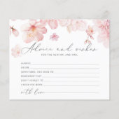 さくらんぼの花アドバイスと願いブライダルシャワー (正面)