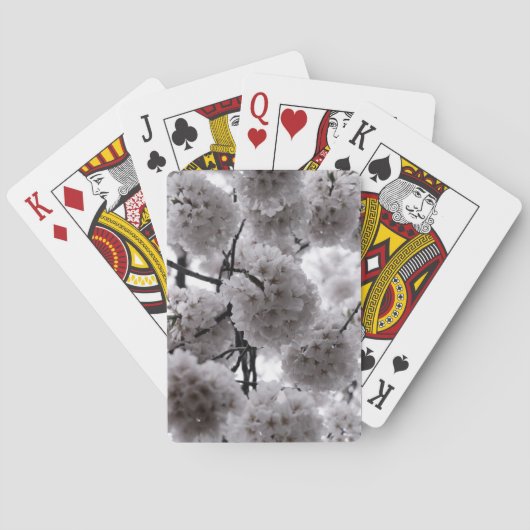 さくらんぼの花クラシックトランプ トランプ (裏面)