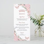 さくらんぼの花バラ金ゴールド蝶スリムメニュー メニュー (スタンド正面)