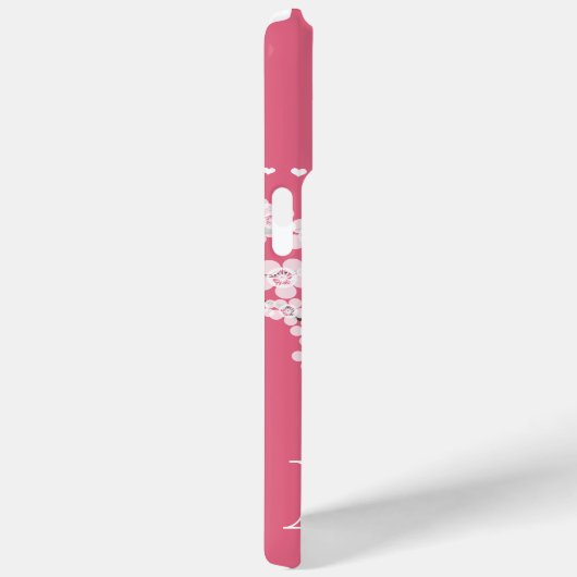 さくらんぼの花パーソナライズされたiPhoneケース Case-Mate iPhoneケース (裏面 / 右)