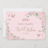 さくらんぼの花フローラ蝶Sweet 16写真 セーブザデート (裏面)