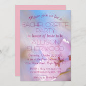 さくらんぼの花ヘブンリーライトバチェロレッテ 招待状 (正面/裏面)