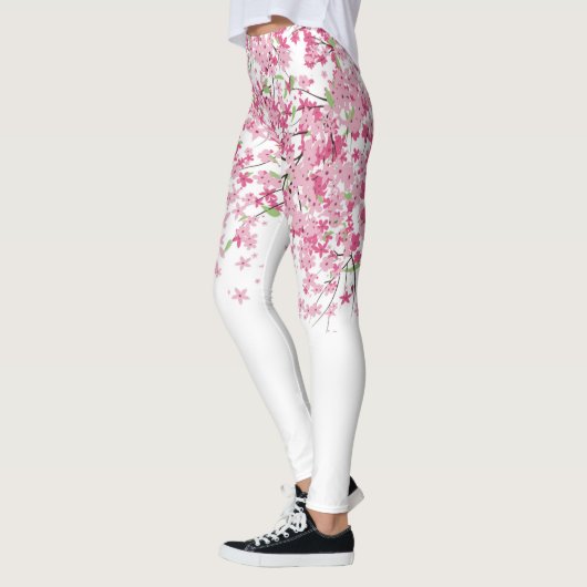 さくらんぼの花レギンス レギンス (左)