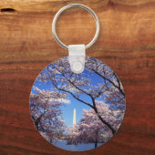 さくらんぼの花ワシントンDCキーチェーン キーホルダー (正面)