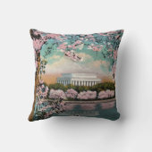 さくらんぼの花ヴィンテージ クッション (裏面)