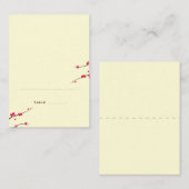 さくらんぼの花折り座席表 プレイスカード (正面/裏面)