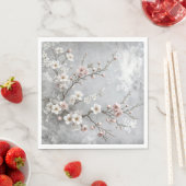 さくらんぼの花抽象芸術 スタンダードランチョンナプキン (インサイチュ)