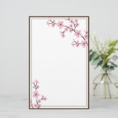 さくらんぼの花文具 便箋 (スタンド正面)