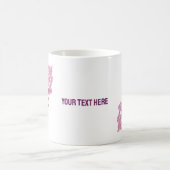 さくらんぼの花日本のの書漢字 コーヒーマグカップ (中央)