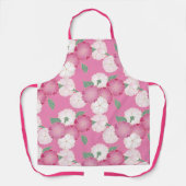 さくらんぼの花日本のデザイン エプロン (正面)
