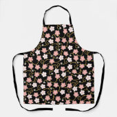 さくらんぼの花日本のデザイン エプロン (正面)